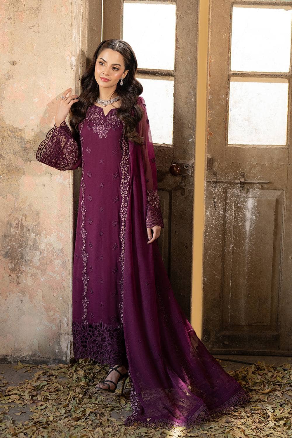 Restocked/Azure Ensemble Festive Edition/Merlot Grace/Burgundy