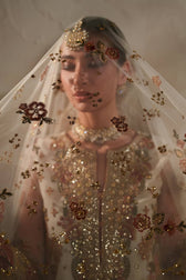 Baroque Exclusive Wedding Edition 26/EMBROIDERED NET UF-4368/White