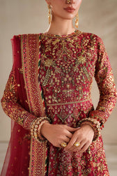 Baroque Exclusive Wedding Edition 26/EMBROIDERED NET UF-4370/Rosewood