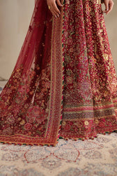 Baroque Exclusive Wedding Edition 26/EMBROIDERED NET UF-4370/Rosewood
