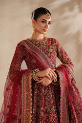 Baroque Exclusive Wedding Edition 26/EMBROIDERED NET UF-4370/Rosewood