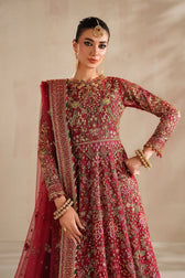 Baroque Exclusive Wedding Edition 26/EMBROIDERED NET UF-4370/Rosewood