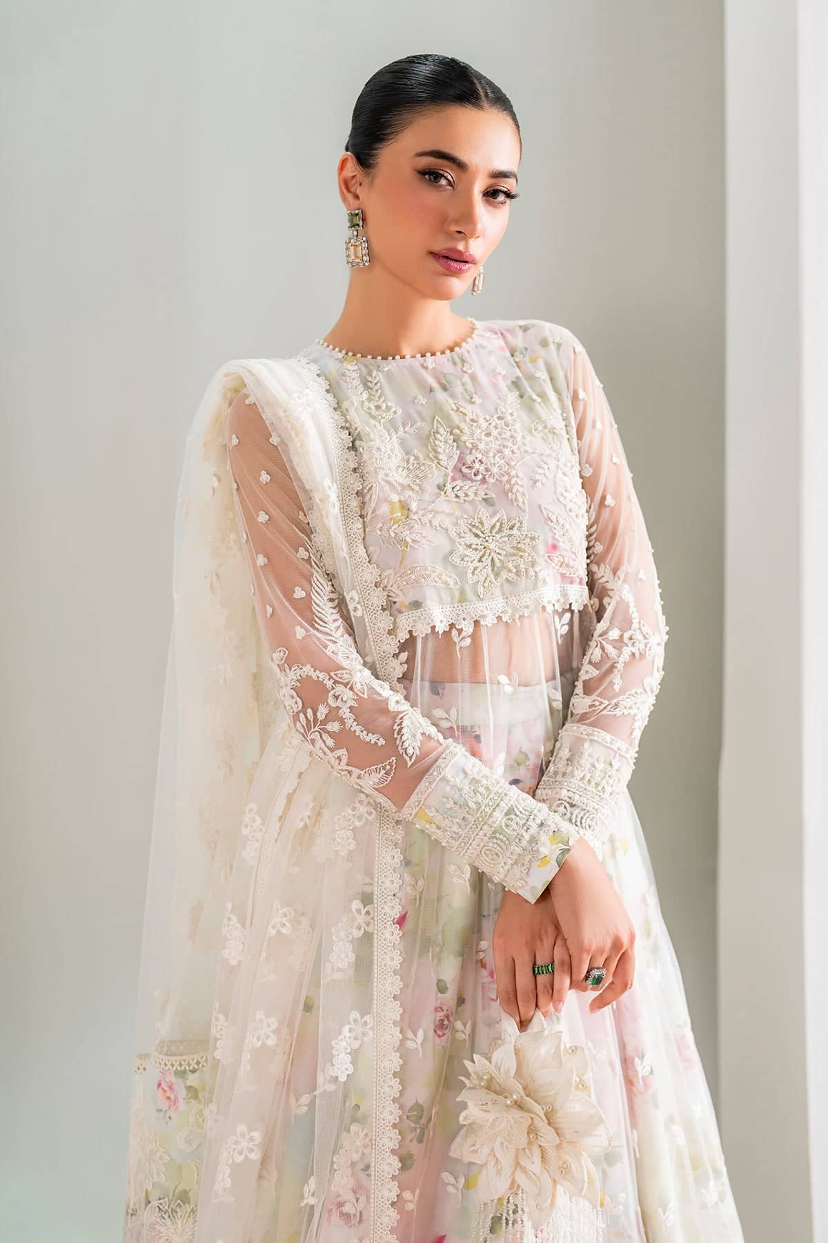Baroque Exclusive Wedding Edition 26/EMBROIDERED NET UF-686