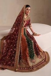 Baroque Exclusive Wedding Edition 26/EMBROIDERED RAW SILK UF-4366