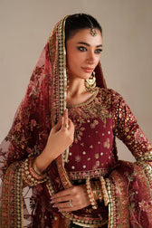 Baroque Exclusive Wedding Edition 26/EMBROIDERED RAW SILK UF-4366