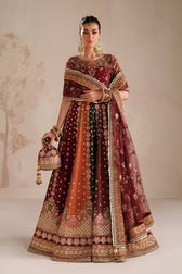 Baroque Exclusive Wedding Edition 26/EMBROIDERED RAW SILK UF-4366