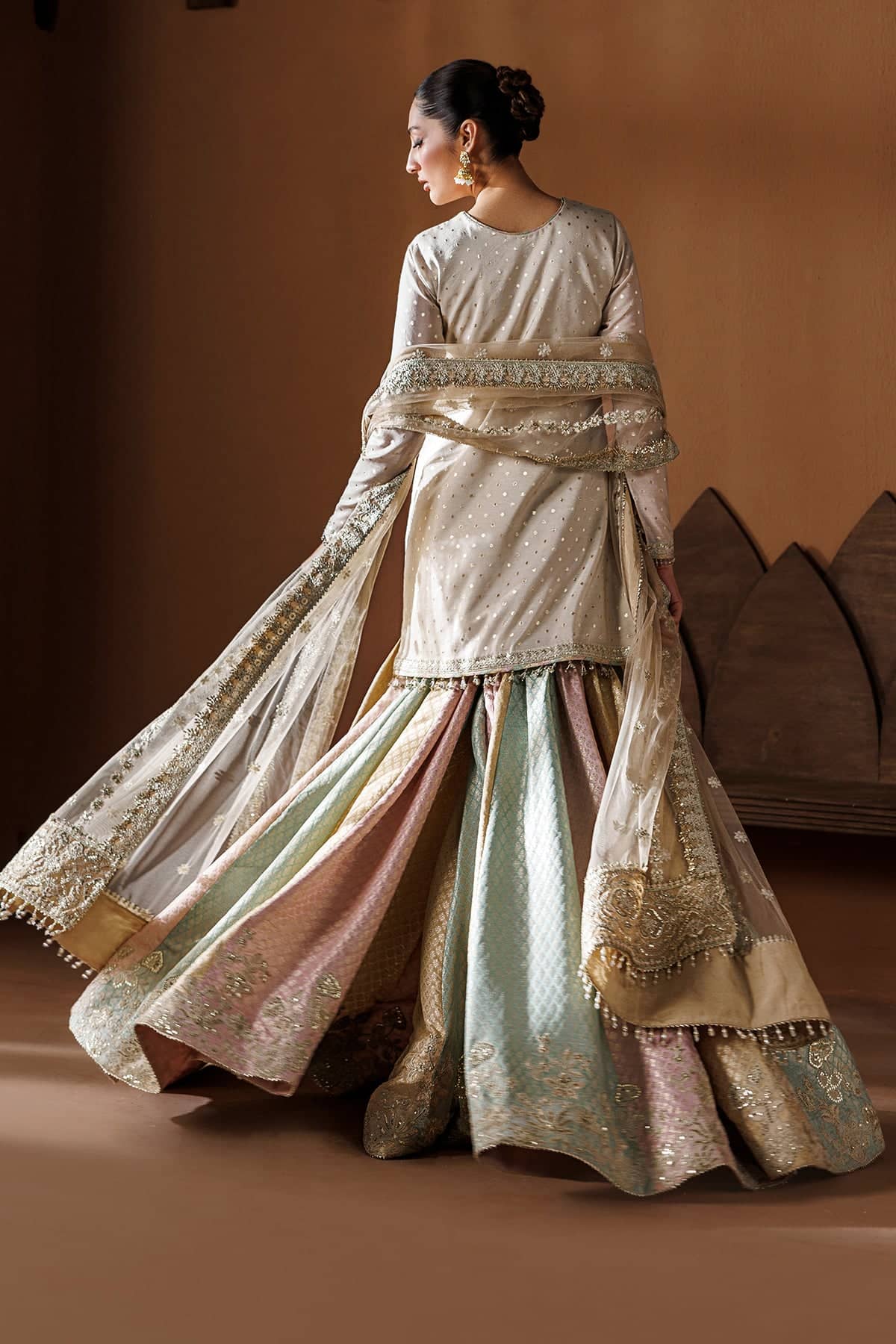 Baroque Exclusive Wedding Edition 26/EMBROIDERED ZARRI CHIFFON UF-4435