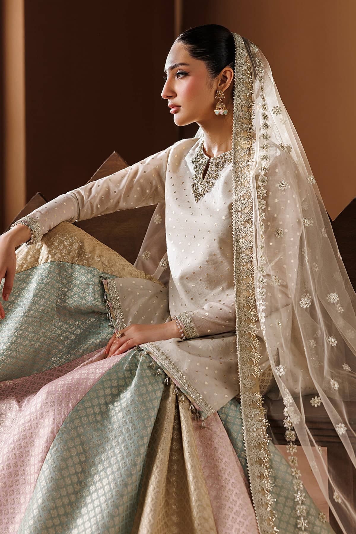 Baroque Exclusive Wedding Edition 26/EMBROIDERED ZARRI CHIFFON UF-4435