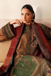 Baroque Winter Pakistani Suits Baroque Exclusive Winter Fall Collection/DIGITAL PRINTED VISCOSE UF-4286