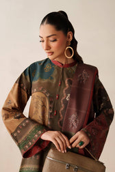 Baroque Winter Pakistani Suits Baroque Exclusive Winter Fall Collection/DIGITAL PRINTED VISCOSE UF-4286
