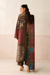 Baroque Winter Pakistani Suits Baroque Exclusive Winter Fall Collection/DIGITAL PRINTED VISCOSE UF-4286