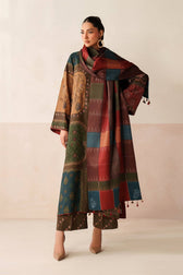 Baroque Winter Pakistani Suits Baroque Exclusive Winter Fall Collection/DIGITAL PRINTED VISCOSE UF-4286