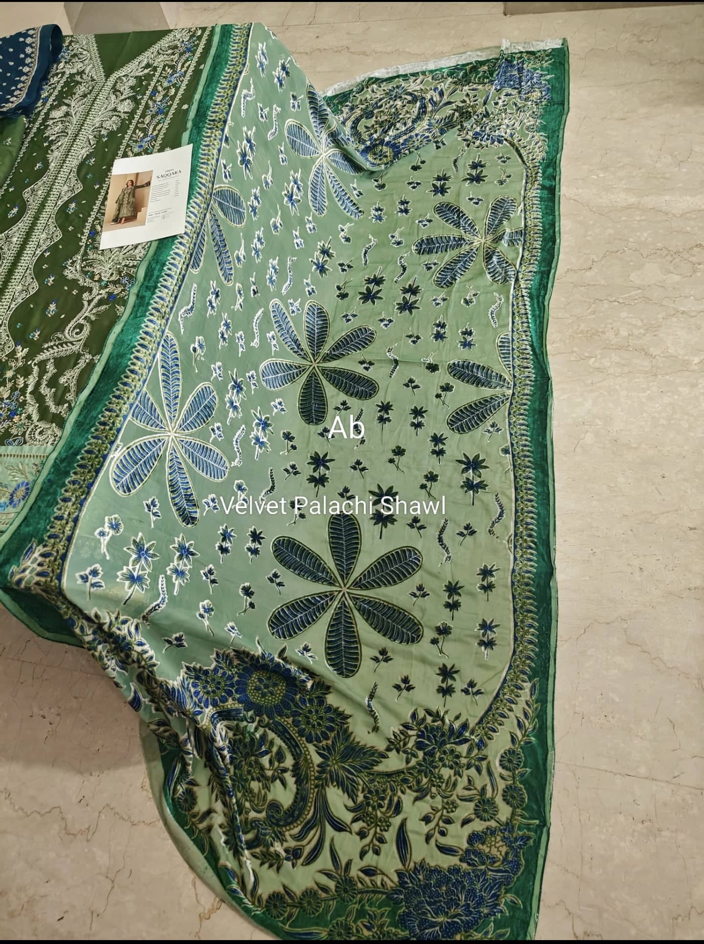 Bin Ilyas Saqqara open pics Open Pic/Bin ilyas Saqqara/Velvet Palachi Shawl Collection