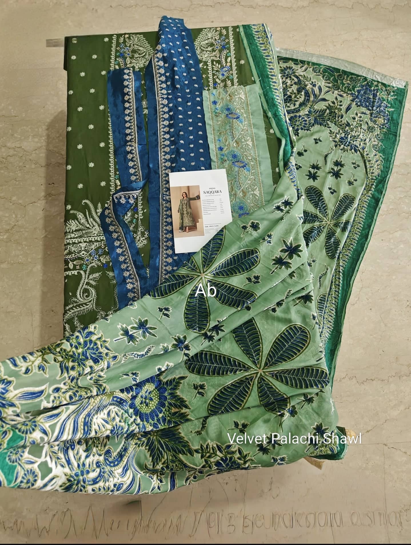 Bin Ilyas Saqqara open pics Open Pic/Bin ilyas Saqqara/Velvet Palachi Shawl Collection