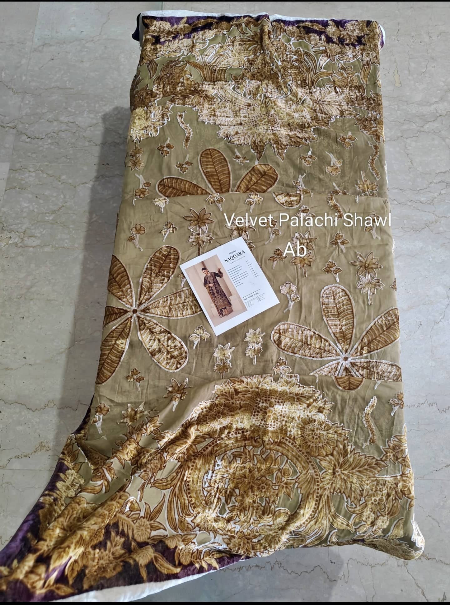 Open Pic/Bin ilyas Saqqara/Velvet Palachi Shawl Collection