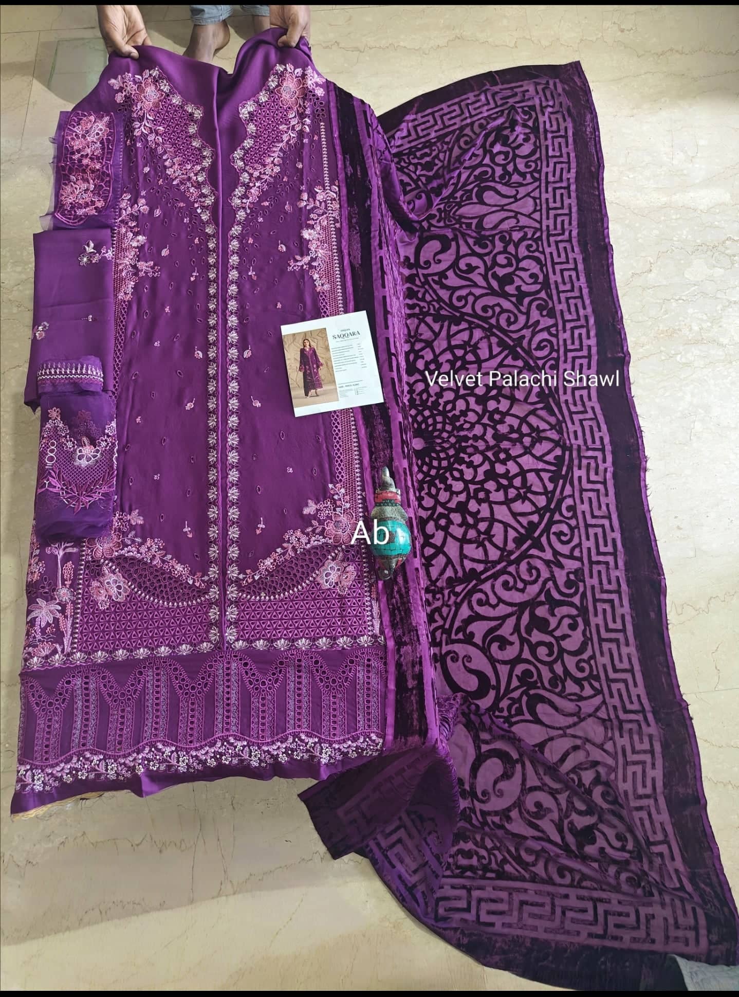 Open Pic/Bin ilyas Saqqara/Velvet Palachi Shawl Collection