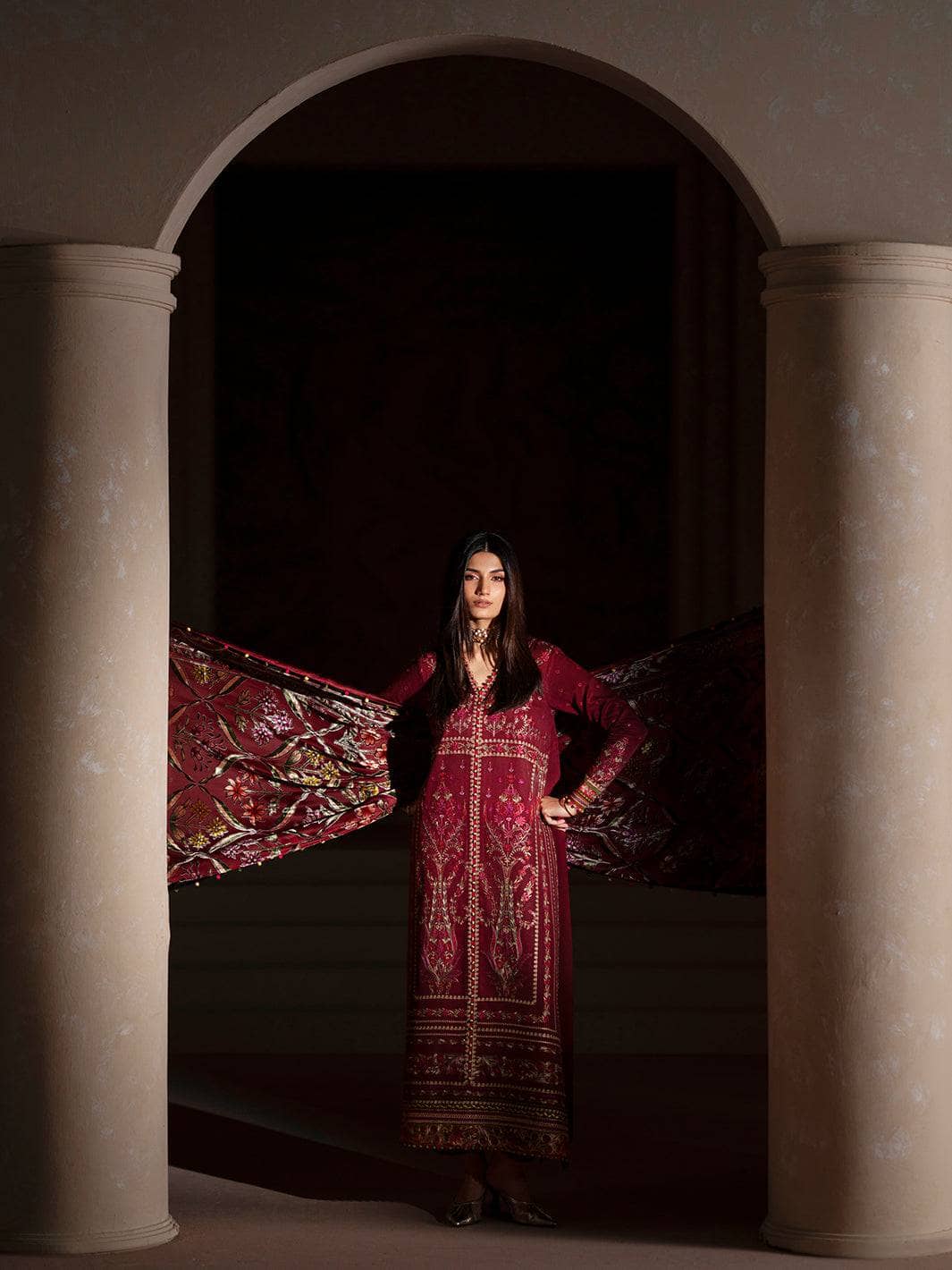 Bin ilyas Saqqara/Velvet Palachi Shawl Collection