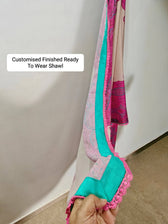Semi Stitched/Charizma Marina/Pashmina Shawl/Pink