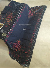 Charizma Aniiq open pics Open Pic/Charizma Aniiq Vol 2/Embroideried Linen Shawls/ANW6-13