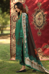 Charizma Aniiq Vol 2/Embroideried Linen Shawls/ANW6-14