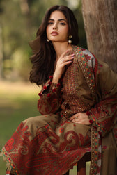 Charizma Aniiq Vol 2/Embroideried Linen Shawls/ANW6-15