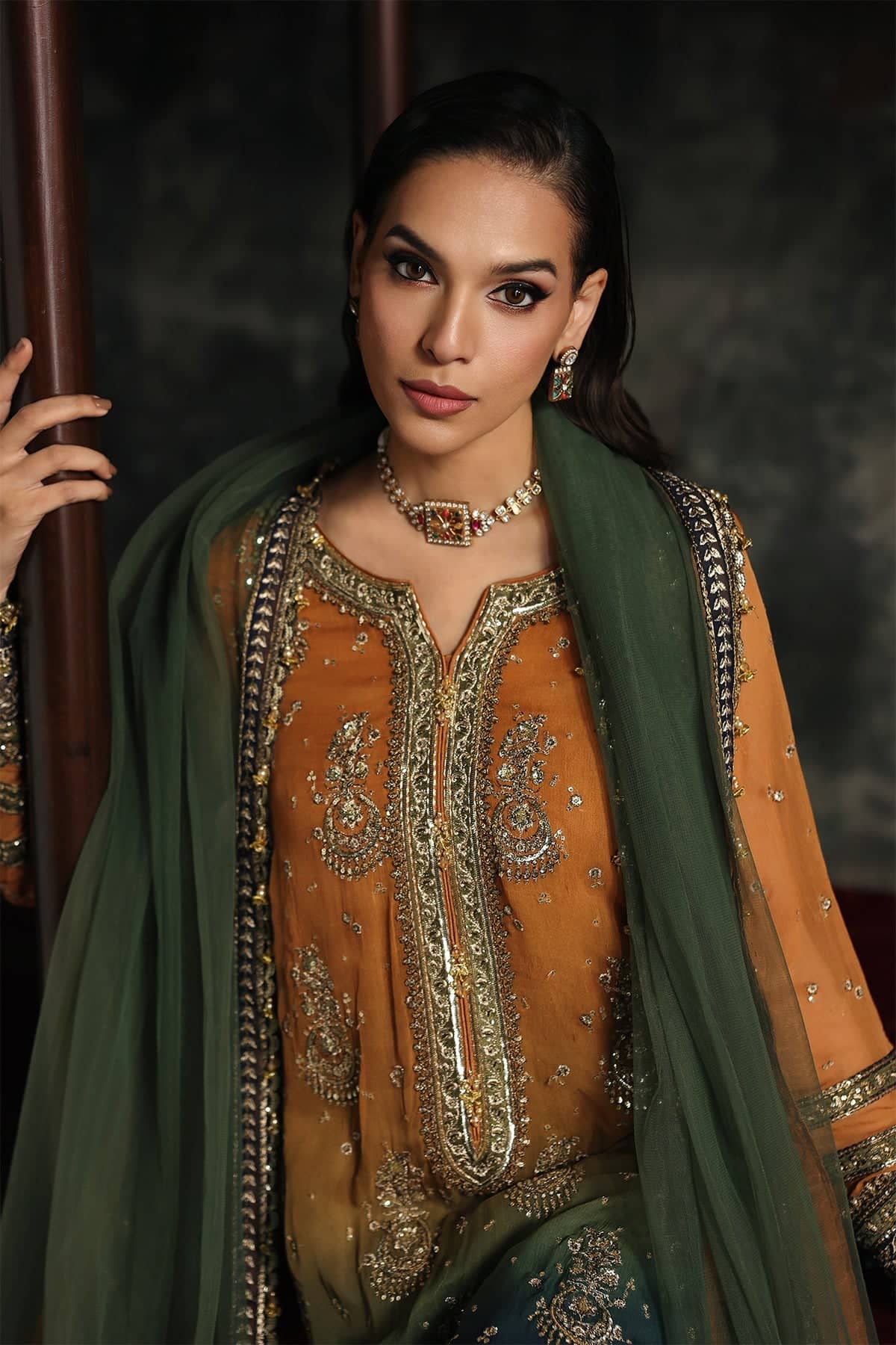 Charizma Aura Chiffon Pakistani Suit Charizma Aura Luxury Chiffons/CA26-02