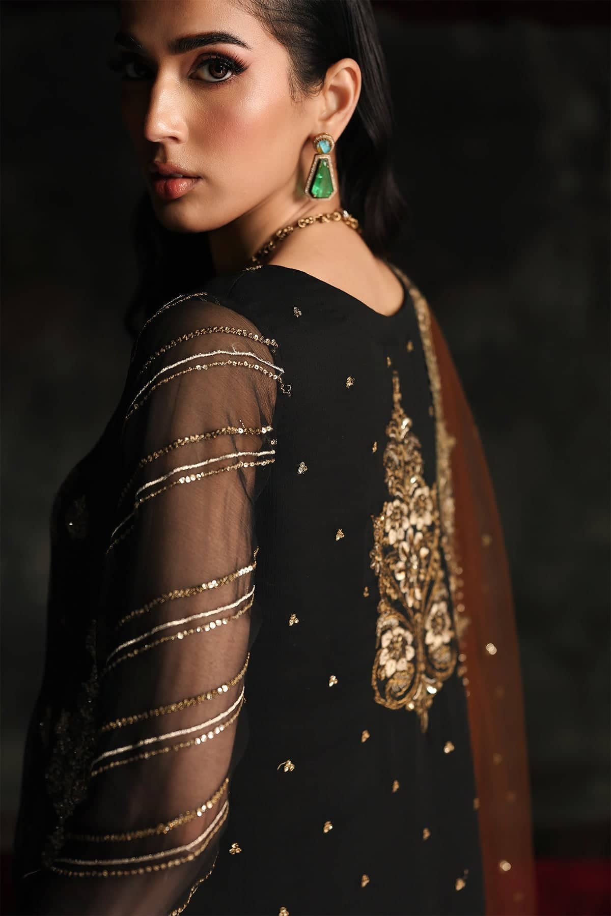Charizma Aura Chiffon Pakistani Suit Charizma Aura Luxury Chiffons/CA26-02