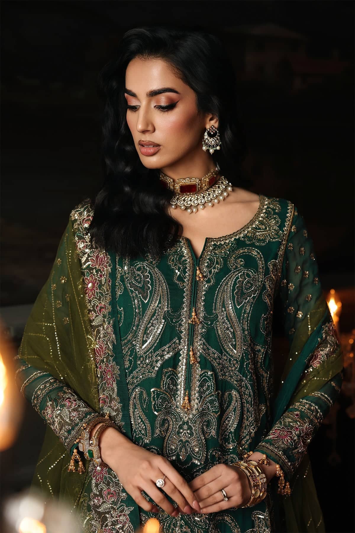 Charizma Aura Chiffon Pakistani Suit Charizma Aura Luxury Chiffons/CA26-04