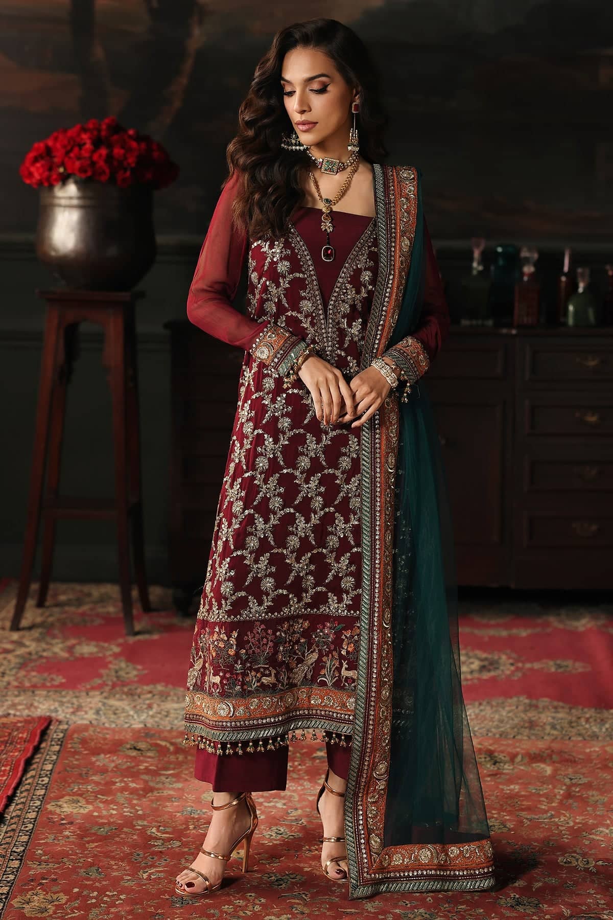 Charizma Aura Chiffon Pakistani Suit Charizma Aura Luxury Chiffons/CA26-05