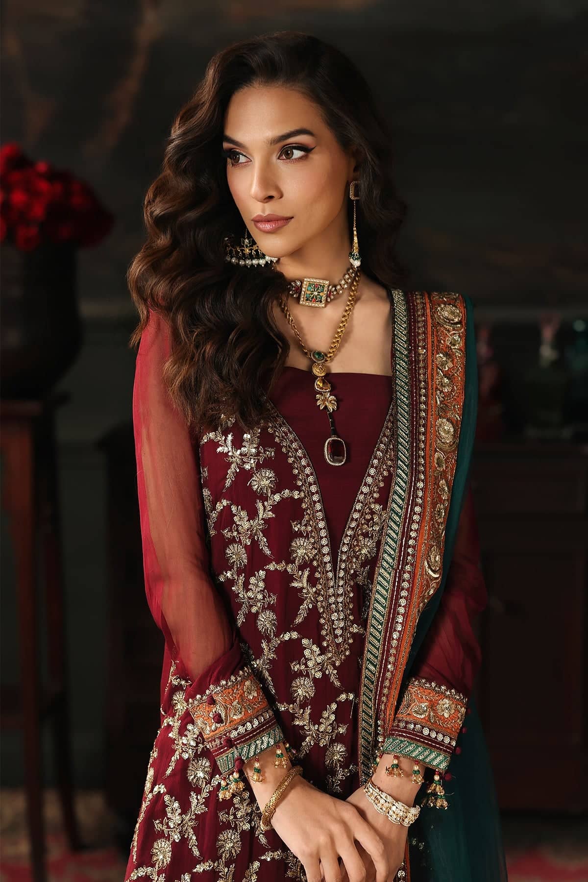 Charizma Aura Chiffon Pakistani Suit Charizma Aura Luxury Chiffons/CA26-05