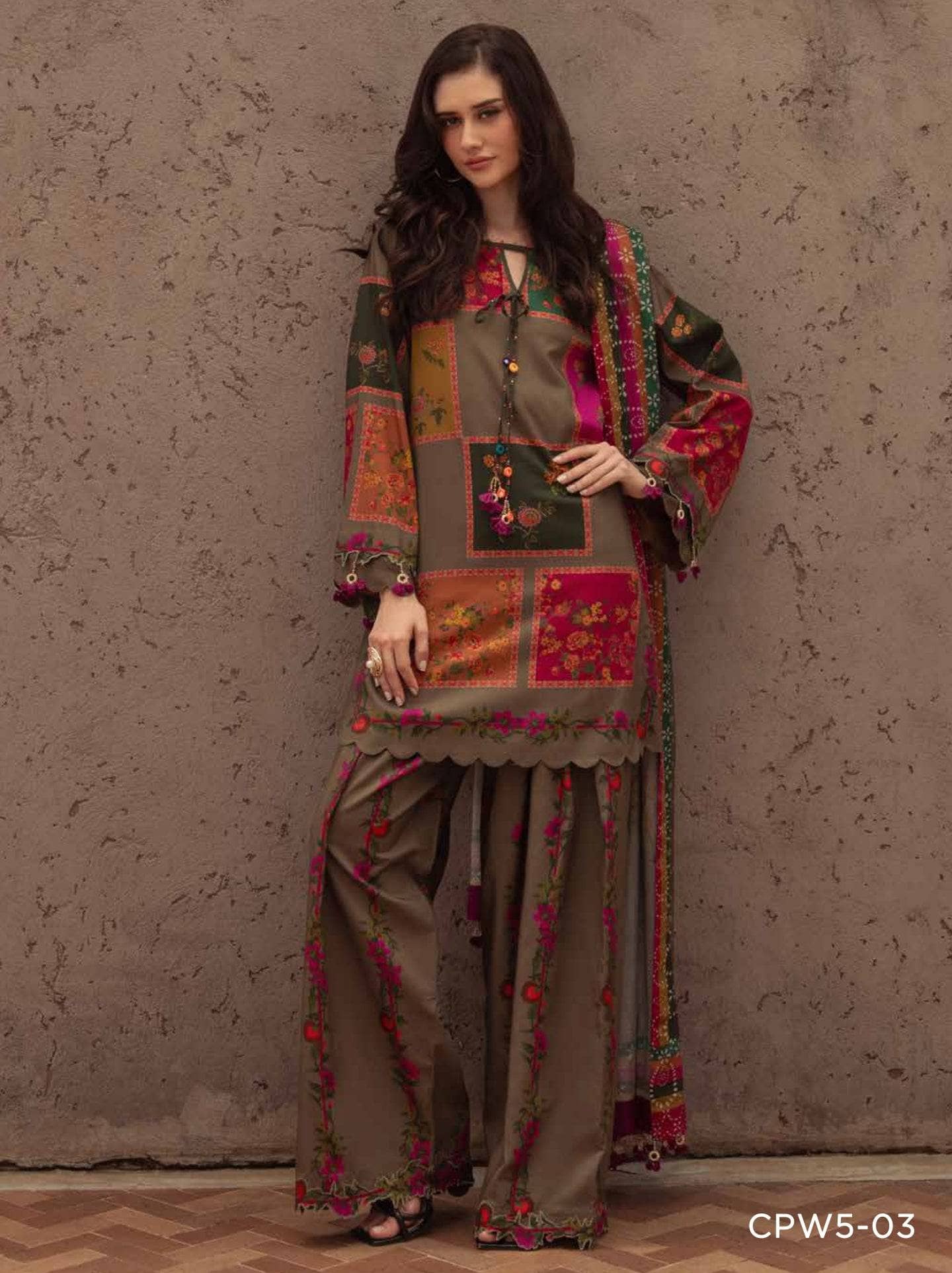 Charizma C Prints Winter Pakistani Suits Charizma C Prints Fall Linen/CPW5-03