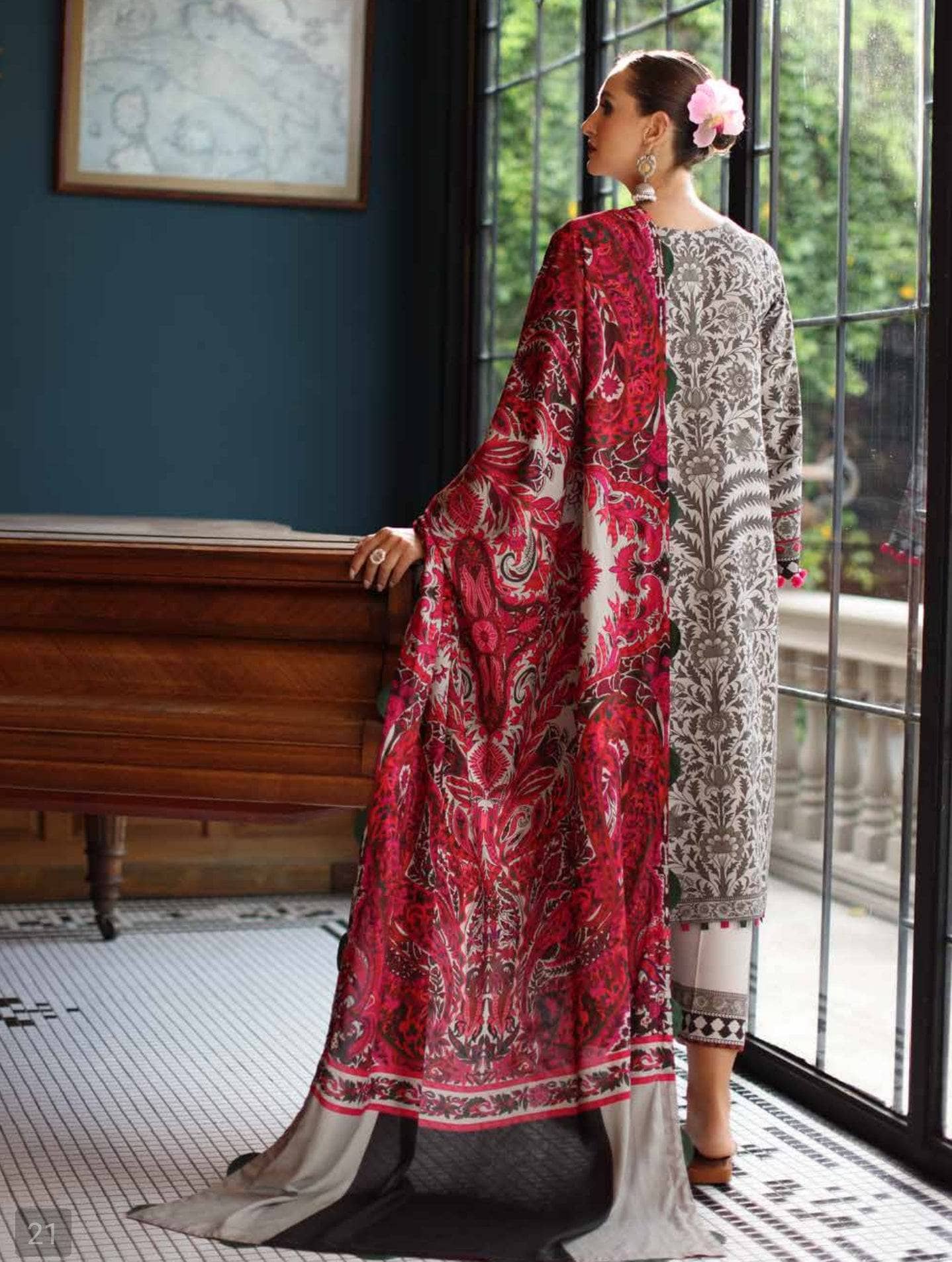 Charizma C Prints Winter Pakistani Suits Charizma C Prints Fall Linen/CPW5-09