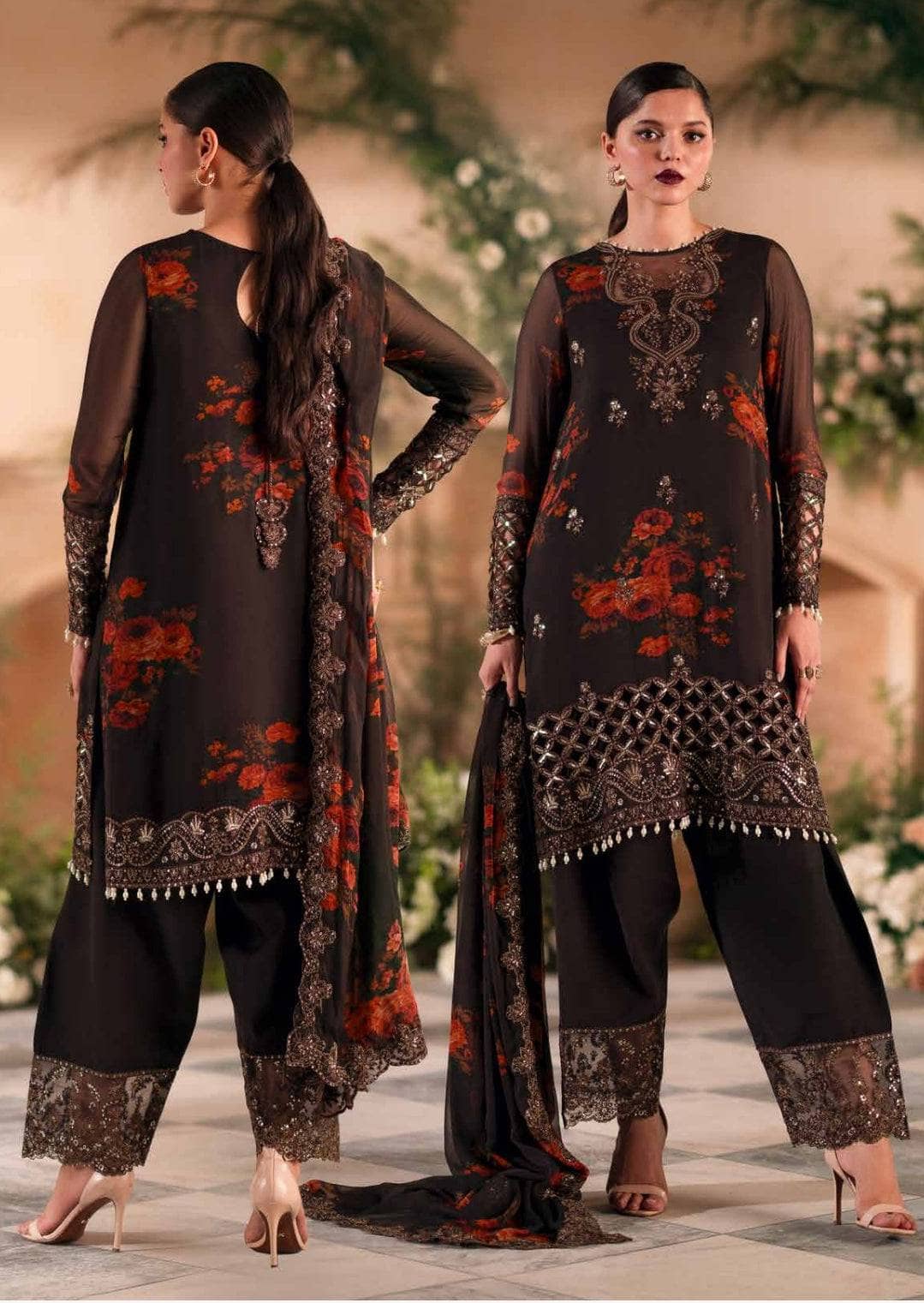 Charizma Chiffon Pakistani Suit Restocked/Charizma Vasal Chiffon 24