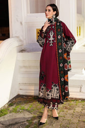 Restocked/Charizma Combination Linen/Embroideried Irish Linen Shawl