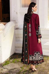Restocked/Charizma Combination Linen/Embroideried Irish Linen Shawl