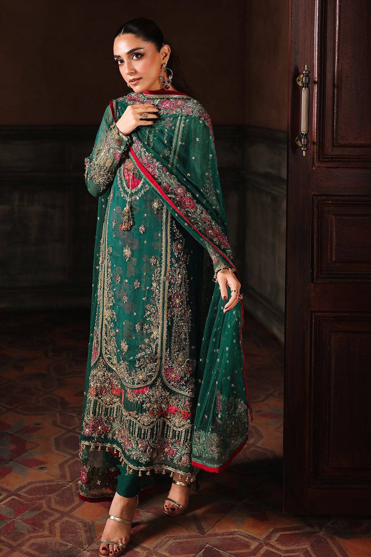 Charizma Dastaan E Jashan Chiffon Pakistani Suit Restocked/Charizma Dastaan E Jashan 25/Vol 2/DJW5-06