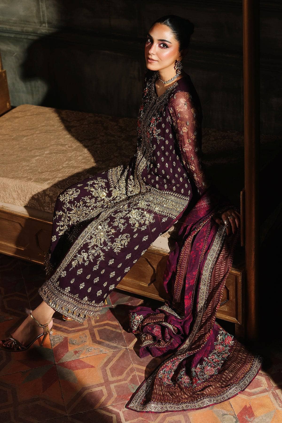 Charizma Dastaan E Jashan Chiffon Pakistani Suit Restocked/Charizma Dastaan E Jashan 25/Vol 2/DJW5-07