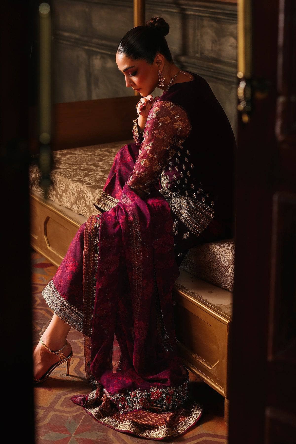 Charizma Dastaan E Jashan Chiffon Pakistani Suit Restocked/Charizma Dastaan E Jashan 25/Vol 2/DJW5-07
