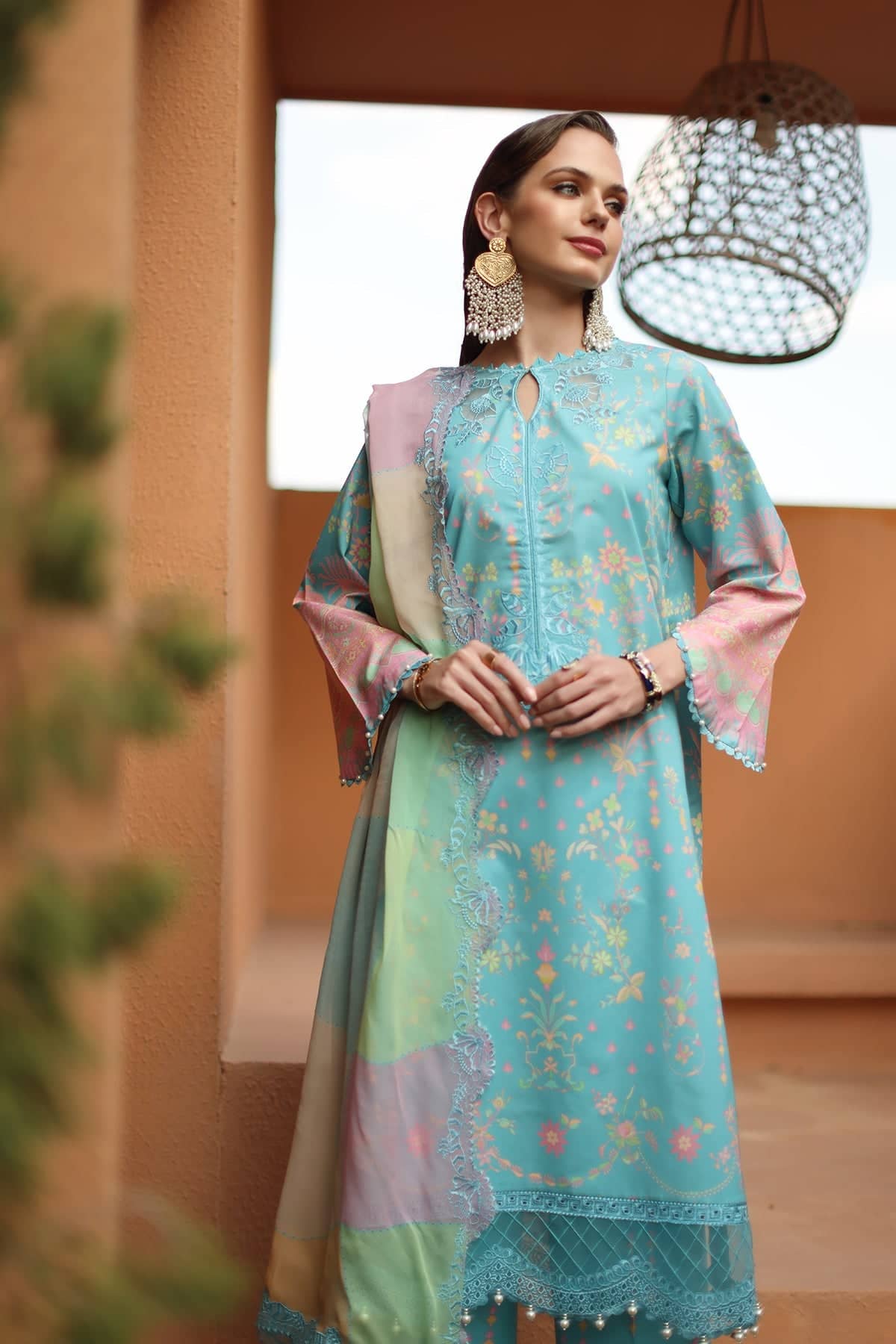 Charizma Combination Lawn 26/CC6- 003/Sky Blue