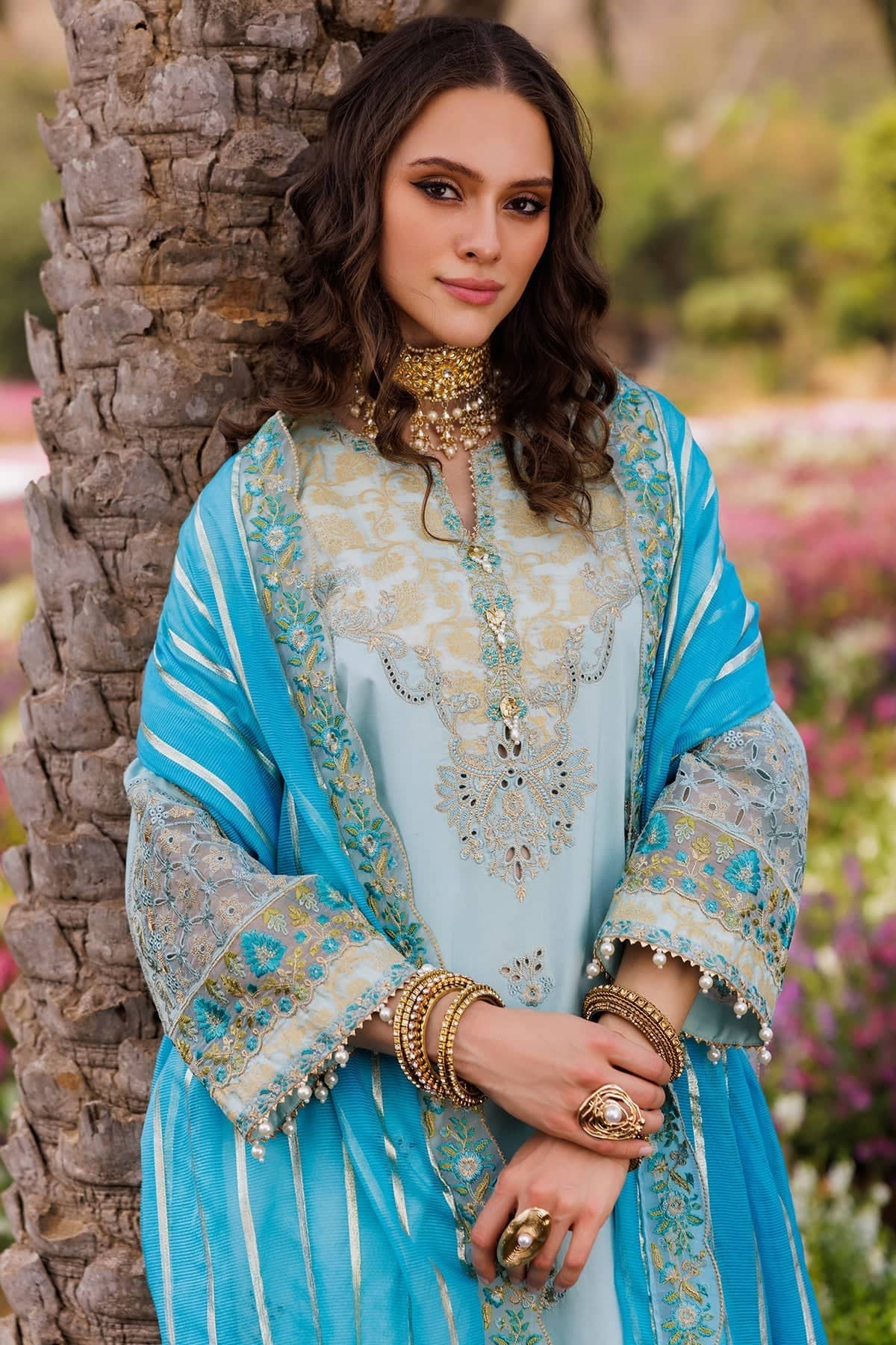 Charizma Festive Eid Collection/Sky Blue/CZ5-02