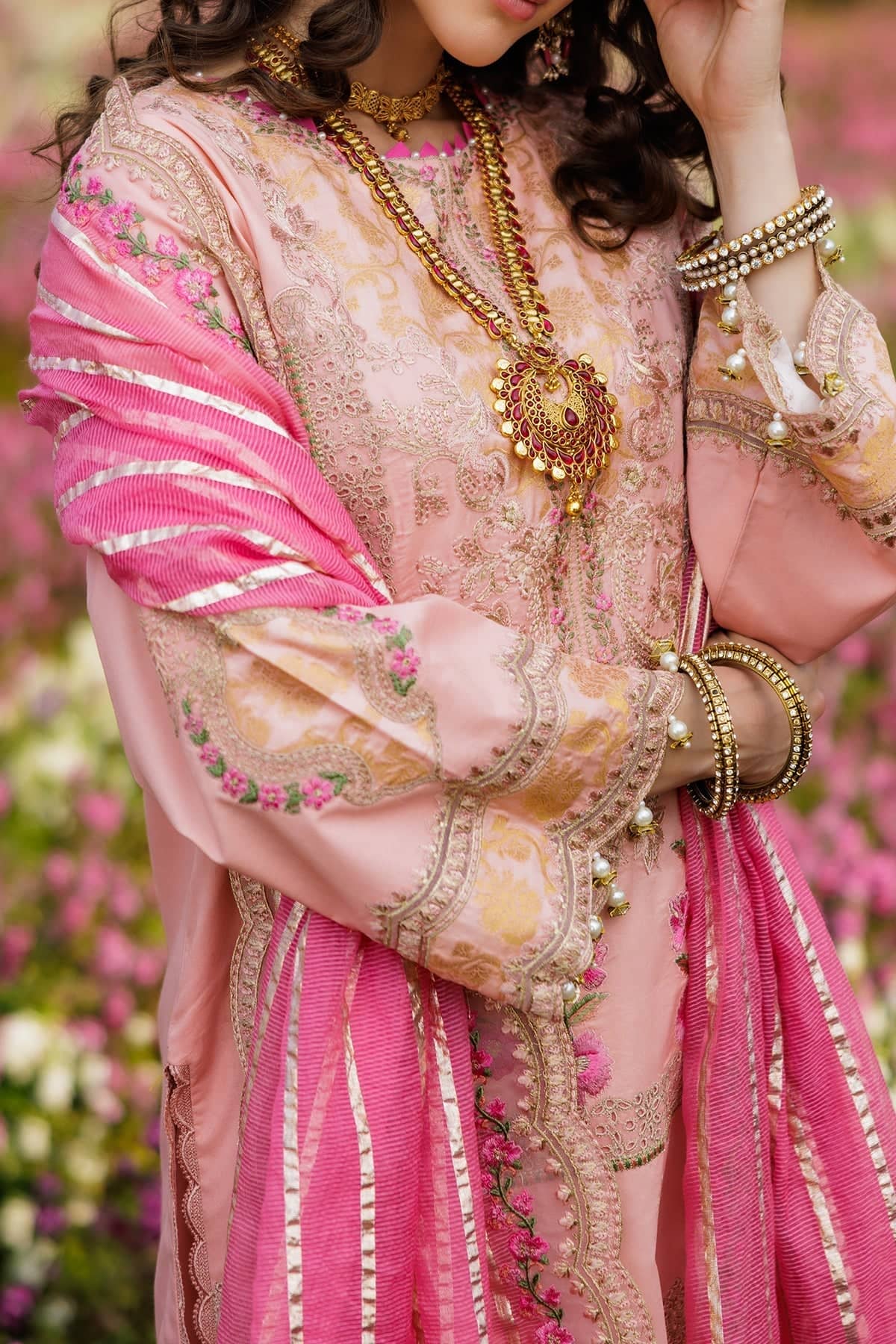 Restocked/Charizma Festive Eid Collection/T Pink /CZ5-0 1