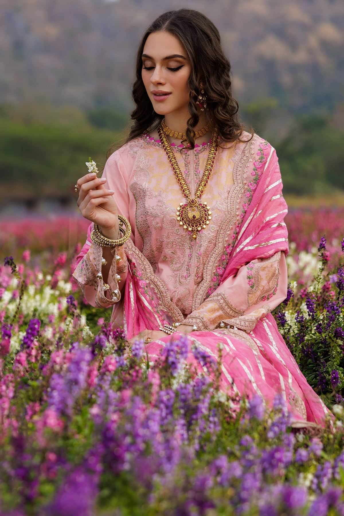 Restocked/Charizma Festive Eid Collection/T Pink /CZ5-0 1