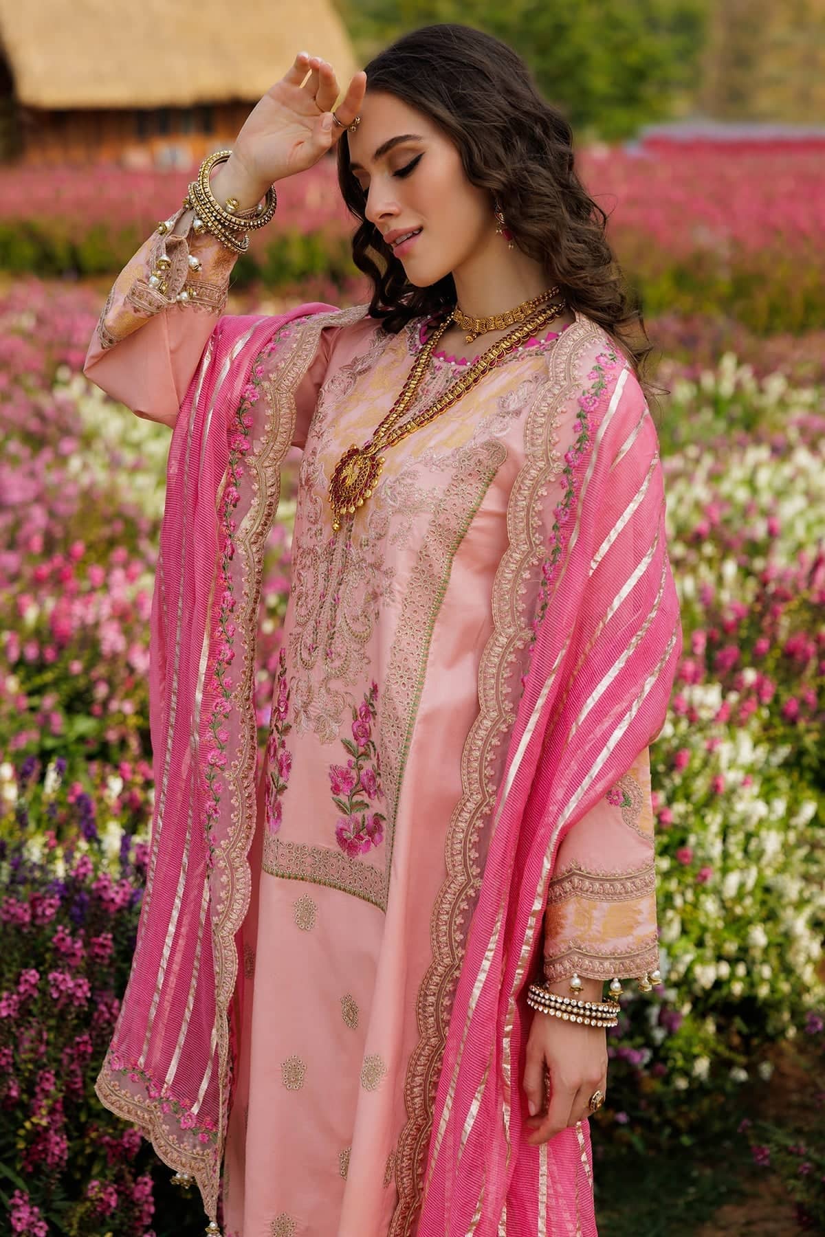 Restocked/Charizma Festive Eid Collection/T Pink /CZ5-0 1