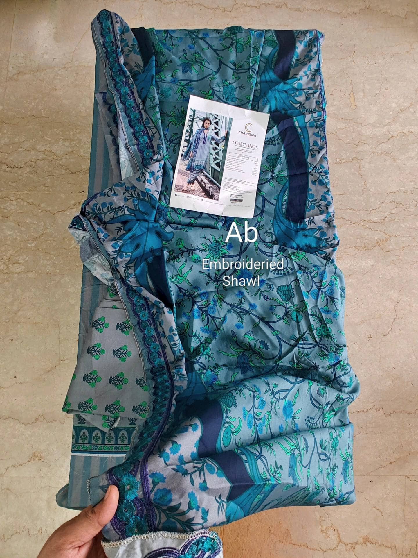 Open Pic/Charizma Combination Linen/Irish Linen Shawl