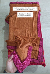 Semi Stitched/Open Pic/Charizma Poshima Leather Peach/PS 01