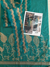 Semi Stitched/Charizma Masakali Signature/Massori/Embroideried Shawl/MSK 04
