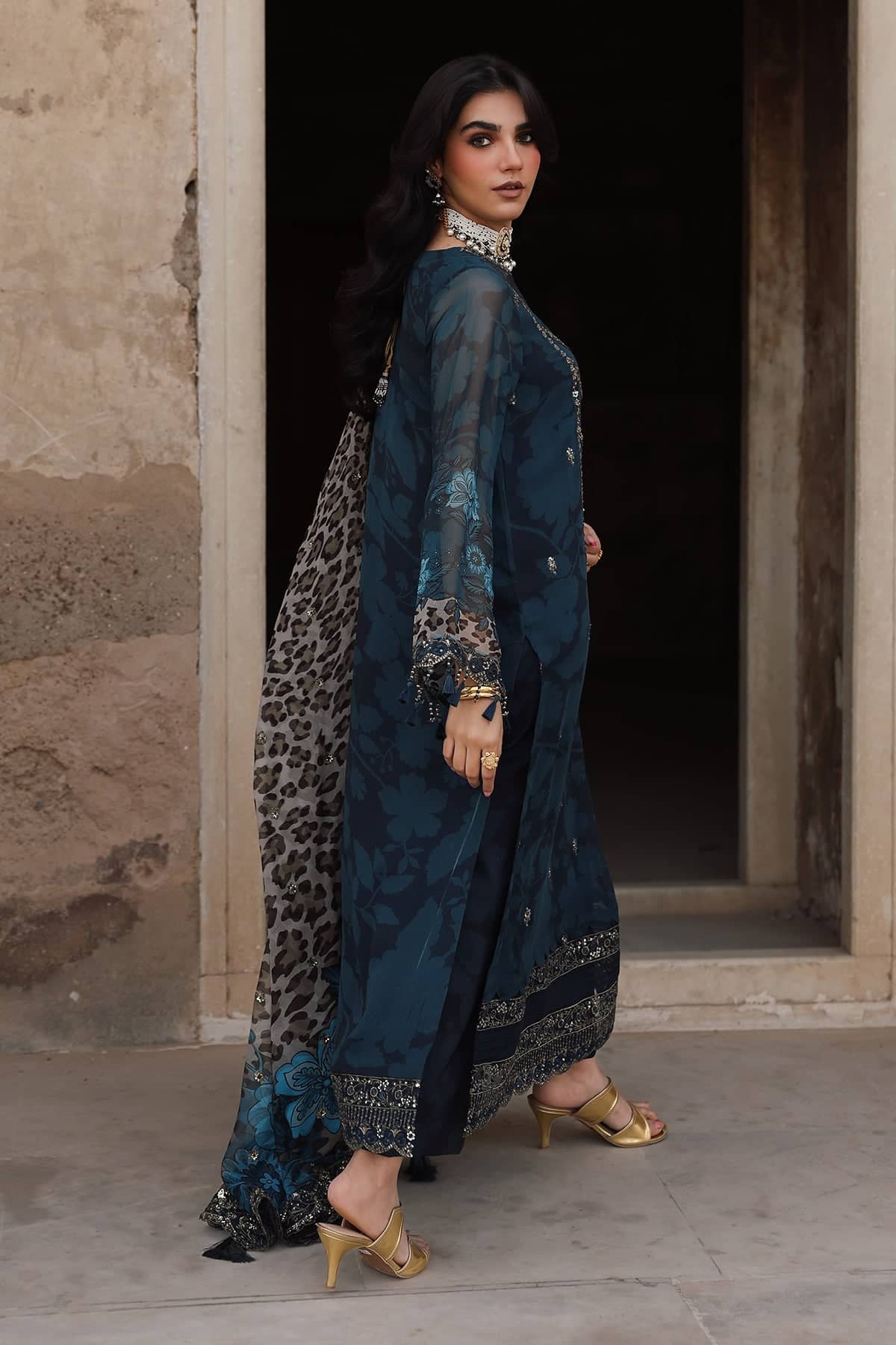 Charizma Vasal Chiffon Pakistani Suit Charizma Vasal Chiffon 25/Vol 3/VSL25-43