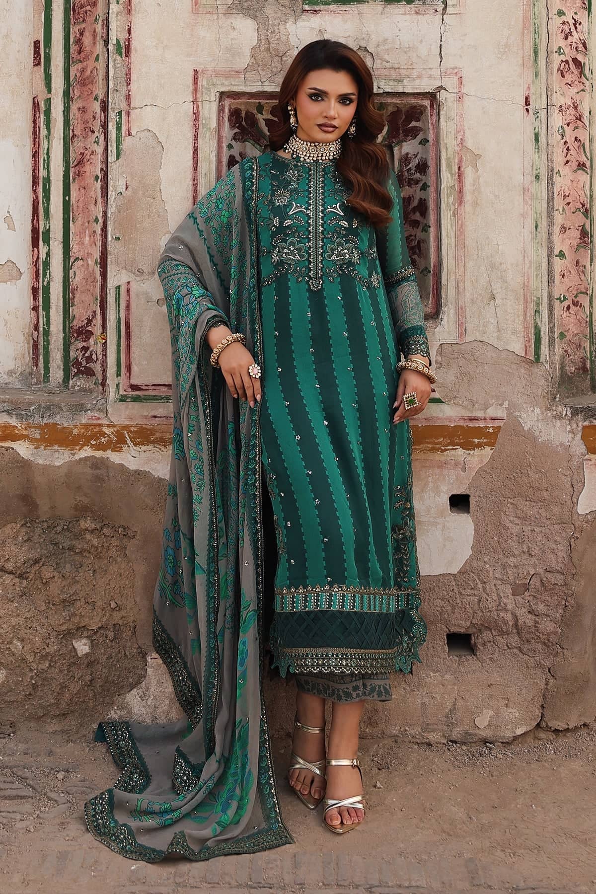 Charizma Vasal Chiffon Pakistani Suit Charizma Vasal Chiffon/VLS 25-40