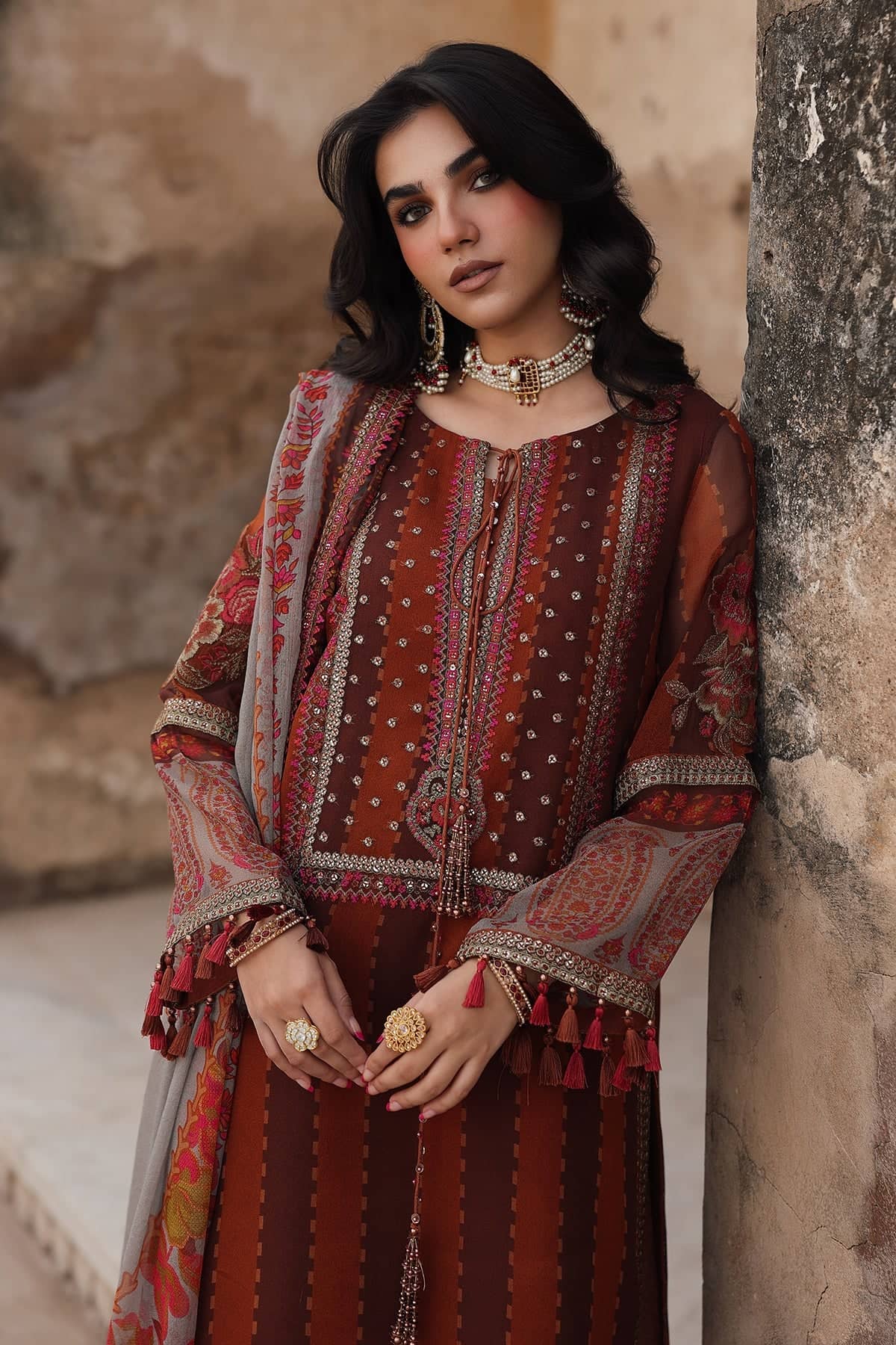 Charizma Vasal Chiffon Pakistani Suit Charizma Vasal Chiffon/VLS 25-42