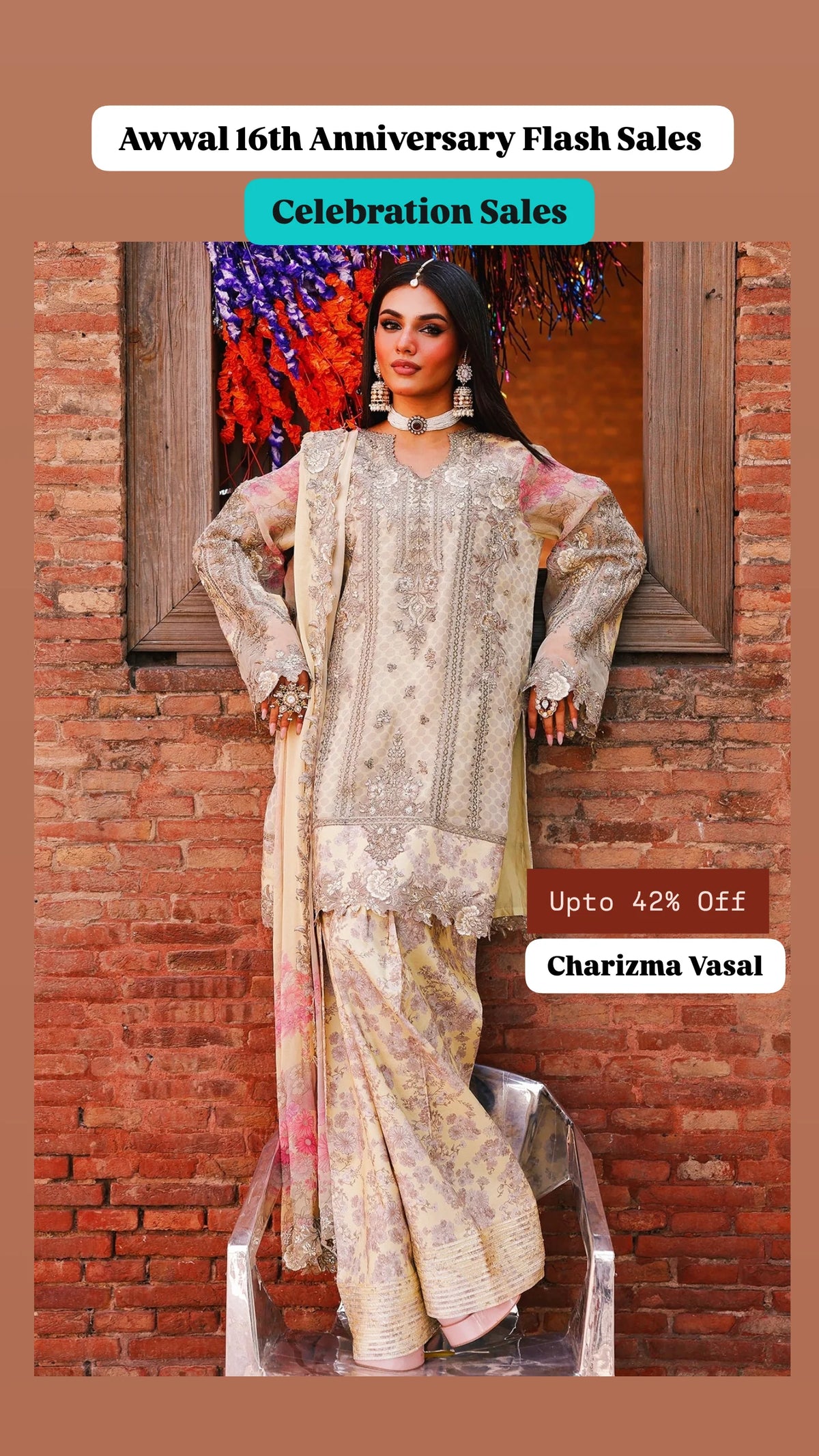 Open Pic/Sale‼️Charizma Vasal Chiffon/Vol 5/VSL25-21